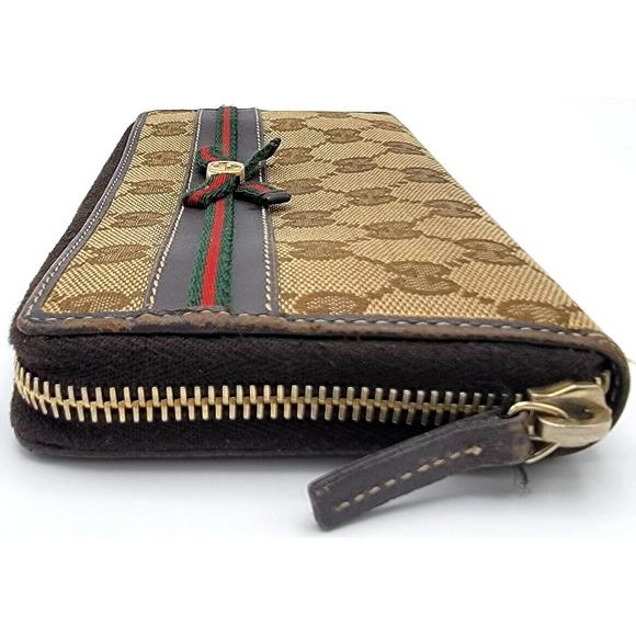 Auth Gucci Wallet Gg Canvas Beige Brown #78330G19B - Picture 3 of 15